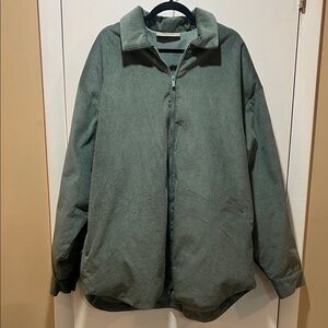 Fear of God Green Corduroy Shirt Jacket